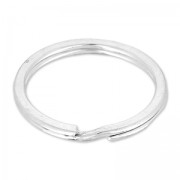 Portachiavi anello mm. 25 argentato x1|raw }}