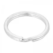 Portachiavi anello mm. 25 argentato x1