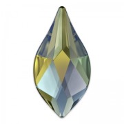 Strass da incollareFlame Swarovski 2205  7,5 mm Crystal Iridescent Green