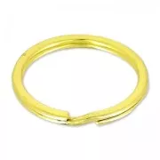 Portachiavi anello mm. 25 dorato x1