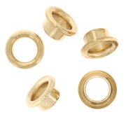 Terminali 8 mm per perline in pasta polimerica - Dorato x50