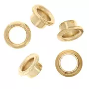 Terminali 8 mm per perline in pasta polimerica - Dorato x50