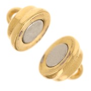 Chiusura magnetica 13x8,5 mm - Dorato con oro fino x1