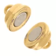 Chiusura magnetica 13x8,5 mm - Dorato con oro fino x1