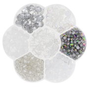Set di perle di Preciosa con scatola di fiori - Crystal x1|raw }}