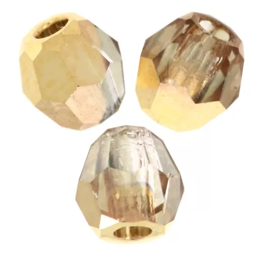 Perle rotonde PureCrystal 5000 3 mm - Cristallo Aurum x20