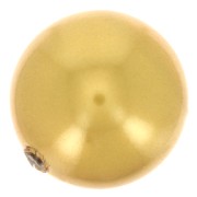 Perla semiperforata PureCrystal 5818 8 mm - Crystal Royal Gold Pearl x1