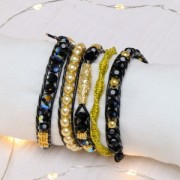 Perle PureCrystal 5810 da 6 mm - Crystal Royal Gold Pearl x10