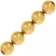 Perle PureCrystal 5810 8 mm - Crystal Royal Gold Pearl x5
