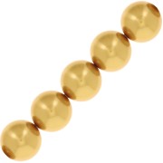 Perle PureCrystal 5810 da 12 mm - Crystal Royal Gold Pearl x4|raw }}