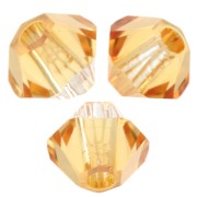 Biconi di cristallo PureCrystal 5328 da 3 mm - Dark Orange x50|raw }}