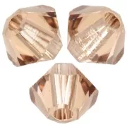 Toupies en cristal PureCrystal 5328 3 mm - Reinvented Light Smoked Topaz x50