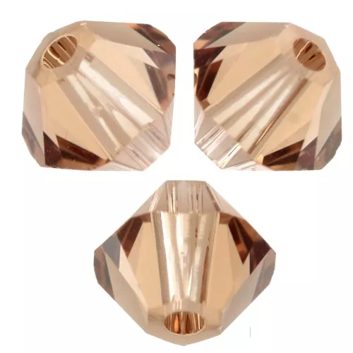 Biconi di cristalloPureCrystal 5328 da 4 mm - Reinvented Light Smoked Topaz x50