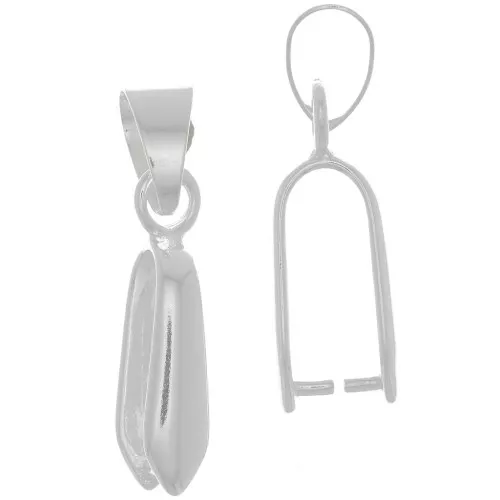 Gancio per pendente 25 mm - Argento x1