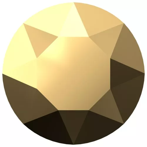 Cabochon PureCrystal 1088 6 mm - Crystal Aurum x1