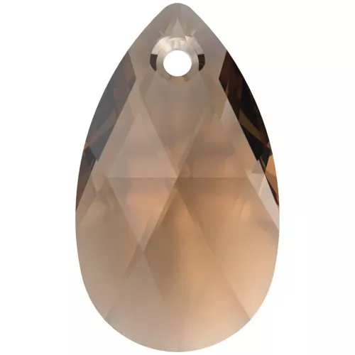 Goccia PureCrystal 6106 22 mm - Reinvented Light Smoked Topaz x1