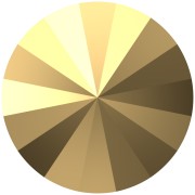 Cabochon PureCrystal 1122 Rivoli 12 mm - Crystal Aurum x1|raw }}