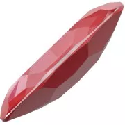 Cabochon PureCrystal 4127 30x22 mm - Crystal Poppy Red Ignite x1