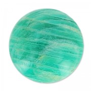 Cabochon tondo mm. 15 Amazonite striata x1