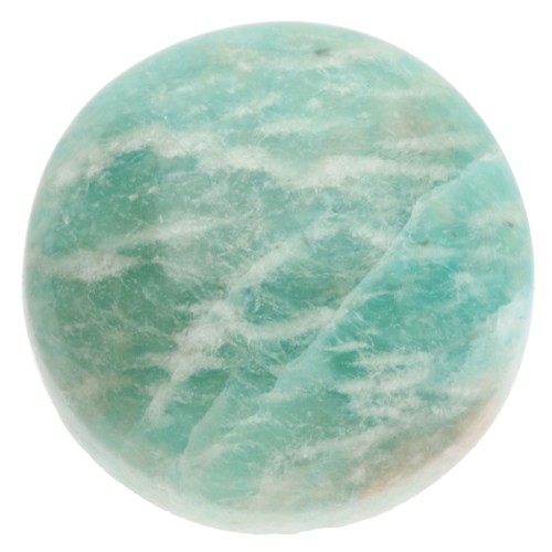 Cabochon tondo mm. 15 Amazonite striata x1
