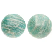 Cabochon tondo mm. 15 Amazonite striata x1