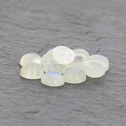 Cabochon tondo mm. 6 Pietra di luna x1