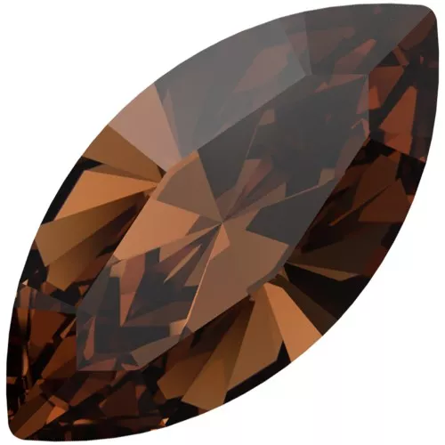PureCrystal 4228 Gocce 6x3 mm - Topazio affumicato reinventato x4