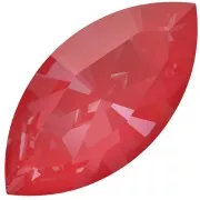 Navette PureCrystal 4228 10x5 mm - Crystal Poppy Red Ignite x1