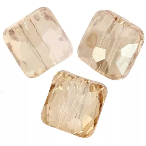 Perla quadrata 8 mm - Fantasy Square PureCrystal 5035 - Crystal Golden Shadow x1