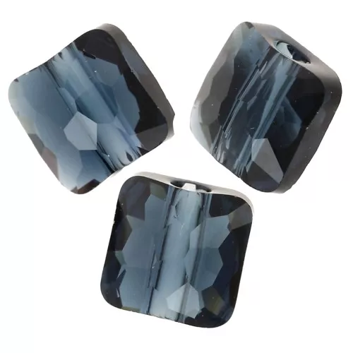 Perla quadrata 8 mm - Fantasy Square PureCrystal 5035 - Montana x1