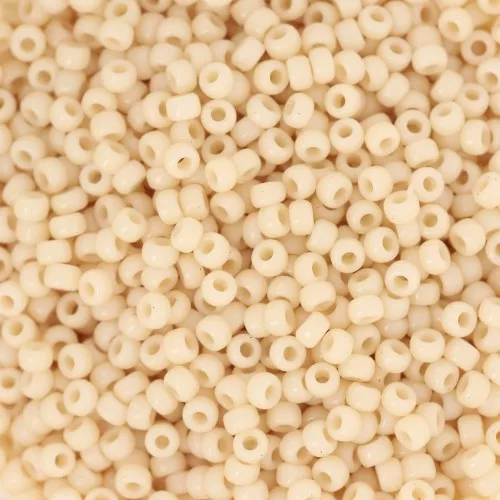 Rocaille Miyuki 11/0 492 - Crema scura opaca x8g
