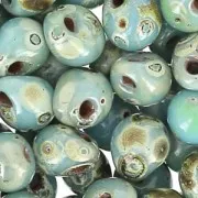 Mini-gocce Miyuki mm. 3.4 DP4514 - Op Turquoise Blue Picasso x8g