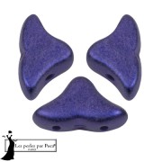 Perle di vetro Helios® di Puca® 6x10mm - Royal Blue Metallic Mat x10g|raw }}