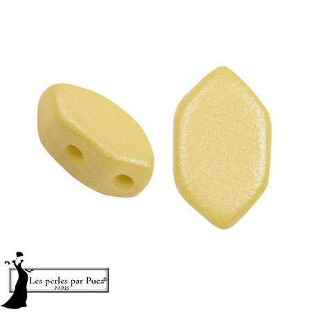 Perle di vetro Perla® by Puca® 7x4 mm - Vogue Canary Yellow Mat x10g