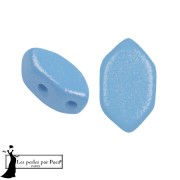 Perle di vetro Perla® by Puca® 7x4 mm - Vogue Celestial Blue Mat x10g