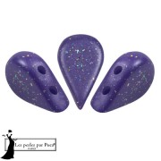Perle di vetro Amos® by Puca® 5x8 mm - Costellazione della pioggia viola x10g
