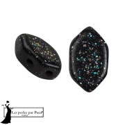 Perle di vetro Perla® di Puca® 7x4 mm - Costellazione nera x10g|raw }}