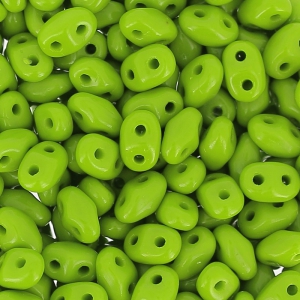 MiniDuo 2x4 mm Opaque Olivine x10g