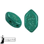 Perle di vetro Perla® di Puca® 7x4 mm - Costellazione verde x10g|raw }}