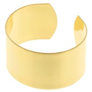 Base per bracciale ottone mm. 2x150 dorato con oro fino x1|raw }}