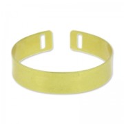 Base per bracciale ottone grezzo 2 fori 12 mm x1|raw }}