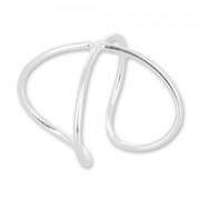 Anello filo incrociato in Argento 925 x1|raw }}