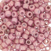 Perla Matubo 7/0 - 3,5 mm Rosa opaco effetto ceramica x 10 g