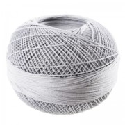 Filo cotone Lizbeth taglia 80 Silver n°605 x168m|raw }}