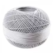 Filo cotone Lizbeth taglia 80 Silver n°605 x168m