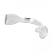 Separatore mezzo bracciale mm. per Rivoli 112 12 mm Placcatura argento antico x1|raw }}