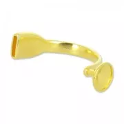 Separatori mezzo bracciale mm. pour Rivoli 1122 12 mm Dorato con oro fino con oro fino x1