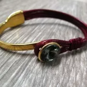 Separatori mezzo bracciale mm. pour Rivoli 1122 12 mm Dorato con oro fino con oro fino x1