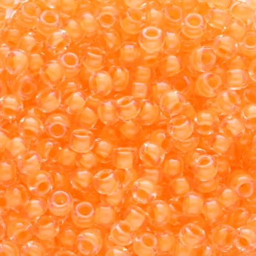 Rocaille Miyuki 8/0 4298 - Arancione tenue luminoso x8g