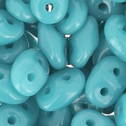 SuperDuo 2,5x5 mm Dark Turquoise Blue x10g|raw }}